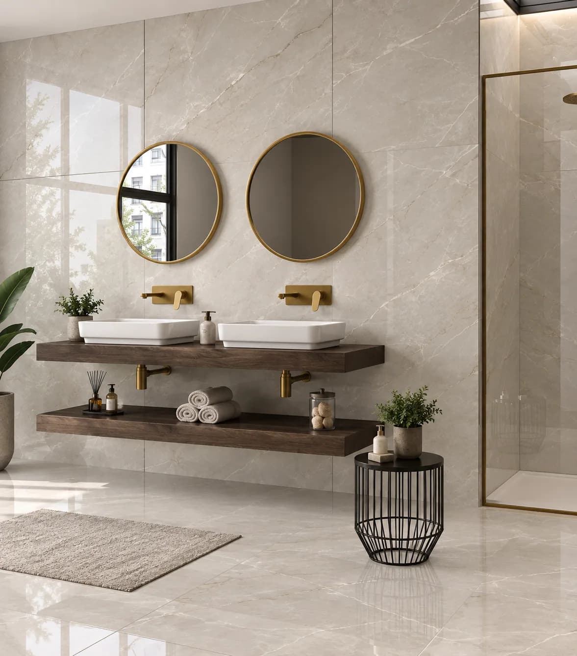 Porcelain tiles